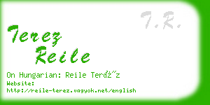 terez reile business card